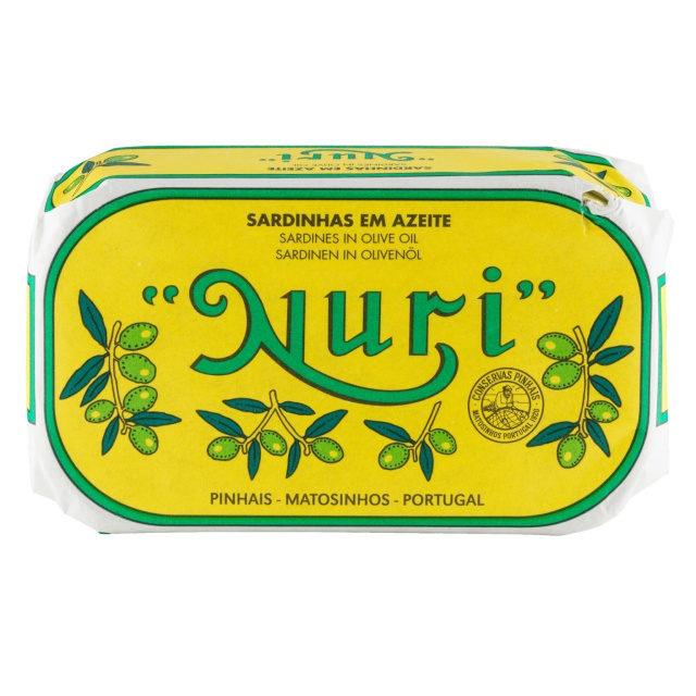 Sardiinit oliiviöljyssä, 125g - Nuri