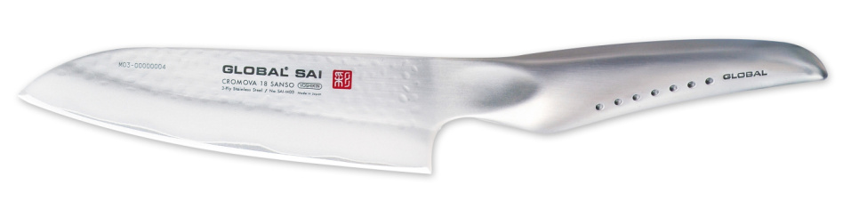  Santoku, 13,5cm, Sai - Global ryhmässä Ruoanlaitto / Keittiöveitset / Santoku-veitset @ KitchenLab (1073-30940)