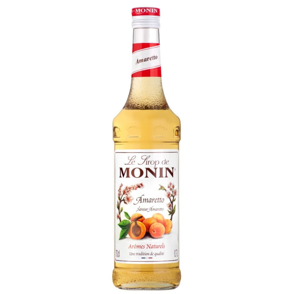 Monin Amaretto Syrup 70 cl ryhmässä Baari & Viini / Baaritarvikkeet / Muut baaritarvikkeet @ KitchenLab (1083-30686)