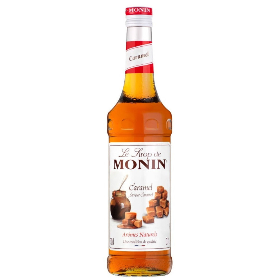 Monin Caramel Syrup 70 cl ryhmässä Baari & Viini / Baaritarvikkeet / Muut baaritarvikkeet @ KitchenLab (1083-30702)