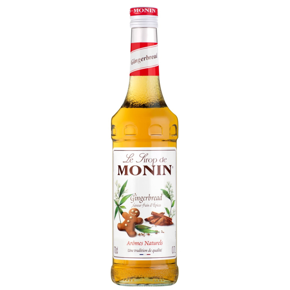 Monin Gingerbread Syrup 70 cl ryhmässä Baari & Viini / Baaritarvikkeet / Muut baaritarvikkeet @ KitchenLab (1083-30720)