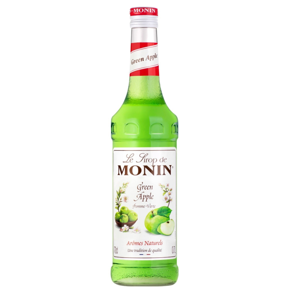 Monin Green Apple Syrup 70 cl ryhmässä Baari & Viini / Baaritarvikkeet / Muut baaritarvikkeet @ KitchenLab (1083-30722)