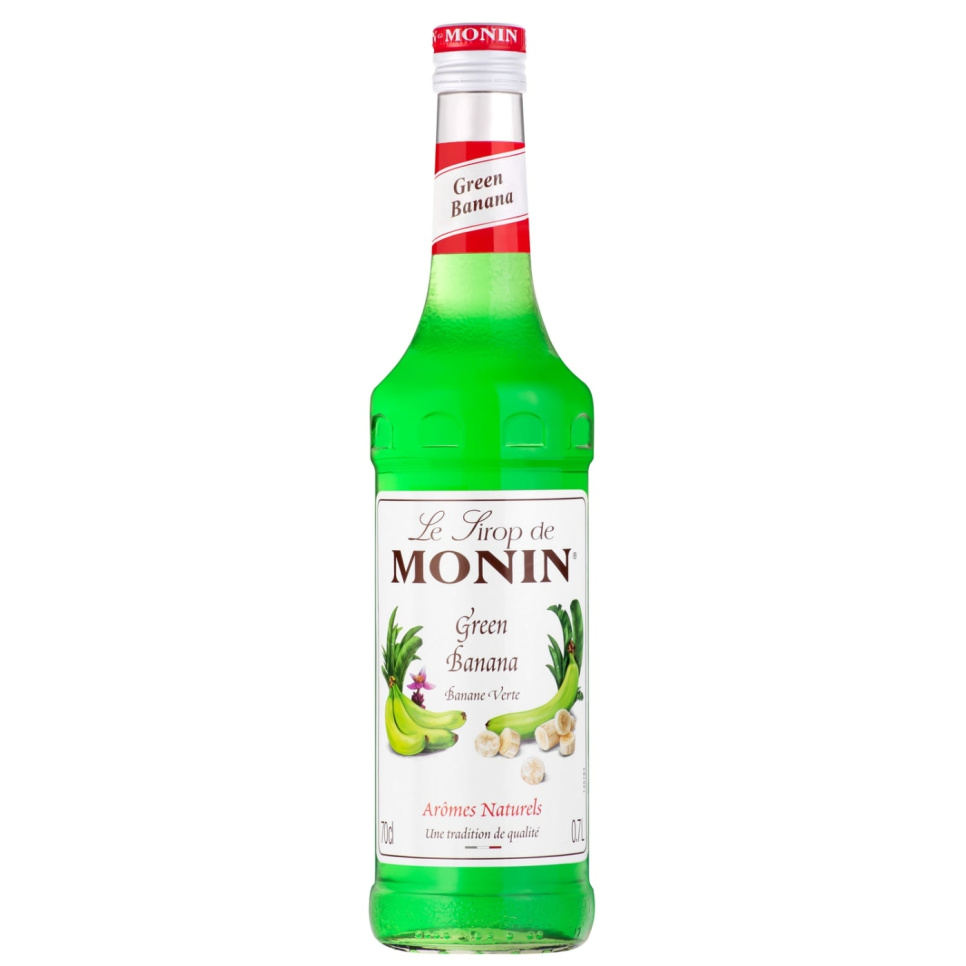 Monin Green Banana Syrup 70 cl ryhmässä Baari & Viini / Baaritarvikkeet / Muut baaritarvikkeet @ KitchenLab (1083-30723)