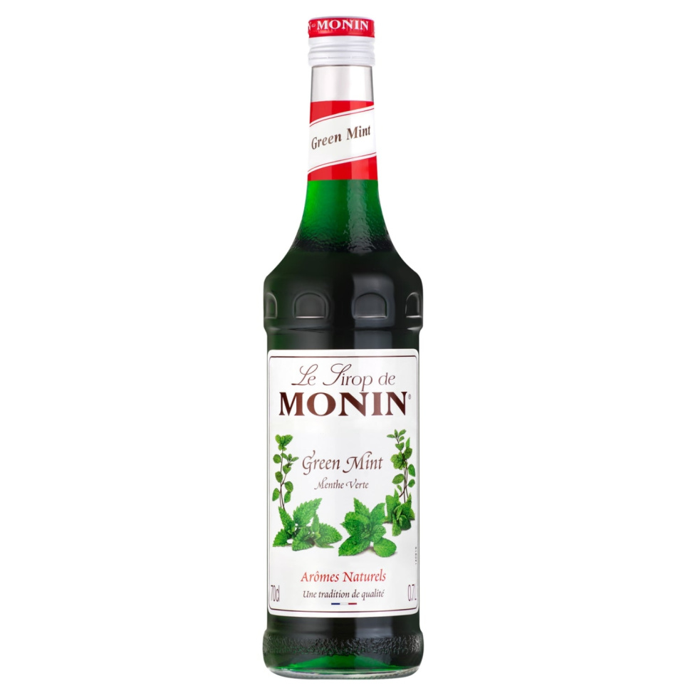 Monin Green Mint Syrup 70 cl ryhmässä Baari & Viini / Baaritarvikkeet / Muut baaritarvikkeet @ KitchenLab (1083-30724)