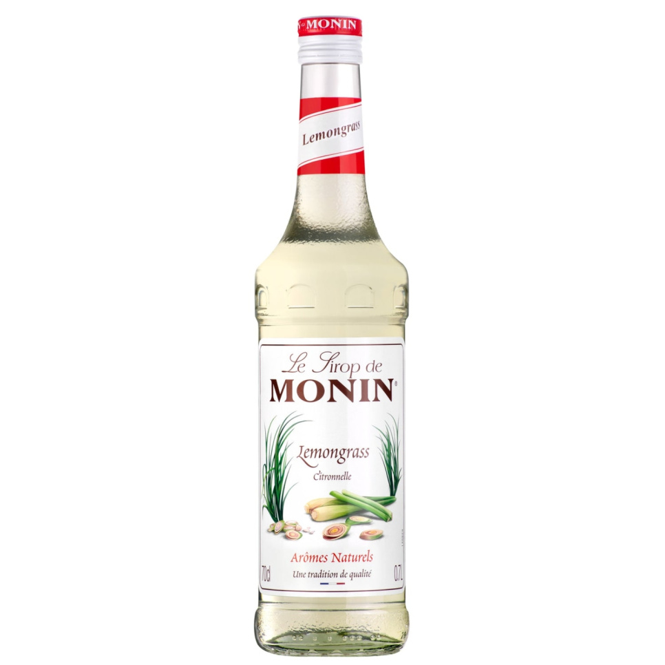 Monin Lemongrass Syrup 70 cl ryhmässä Baari & Viini / Baaritarvikkeet / Muut baaritarvikkeet @ KitchenLab (1083-30734)