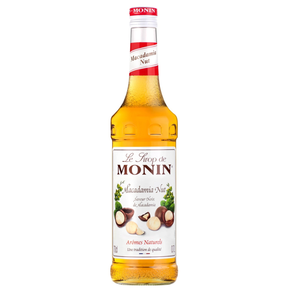 Monin Macadamia Nut Syrup 70 cl ryhmässä Baari & Viini / Baaritarvikkeet / Muut baaritarvikkeet @ KitchenLab (1083-30737)