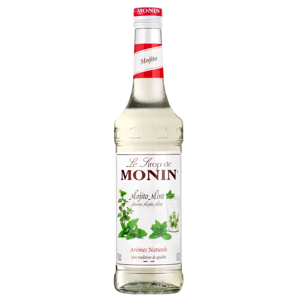 Monin Mojito Mint Syrup 70 cl ryhmässä Baari & Viini / Baaritarvikkeet / Muut baaritarvikkeet @ KitchenLab (1083-30743)