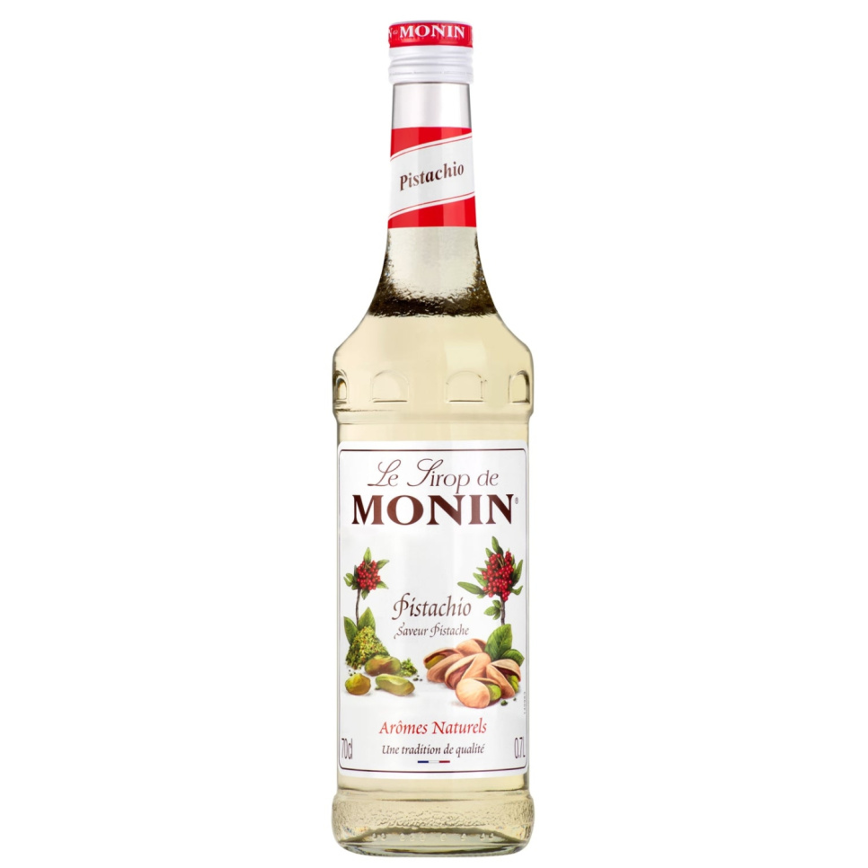 Monin Pistachio Syrup 70 cl ryhmässä Baari & Viini / Baaritarvikkeet / Muut baaritarvikkeet @ KitchenLab (1083-30755)