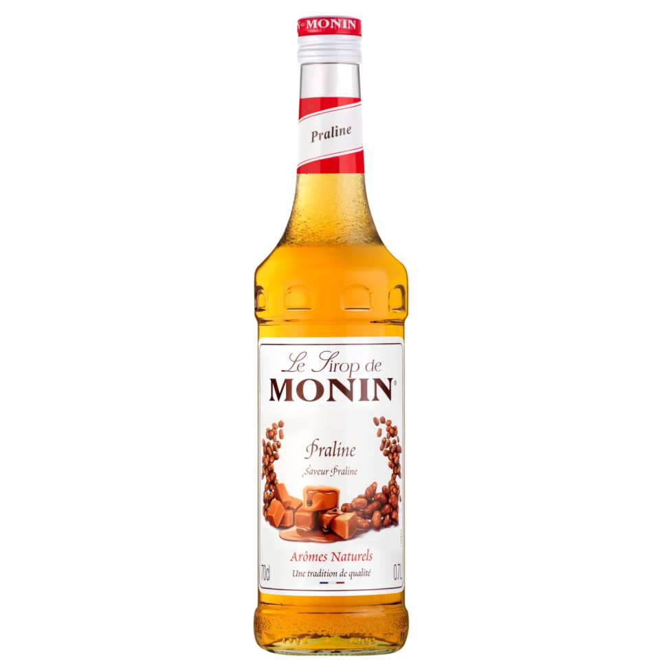 Monin Praline Syrup 70 cl ryhmässä Baari & Viini / Baaritarvikkeet / Muut baaritarvikkeet @ KitchenLab (1083-30758)