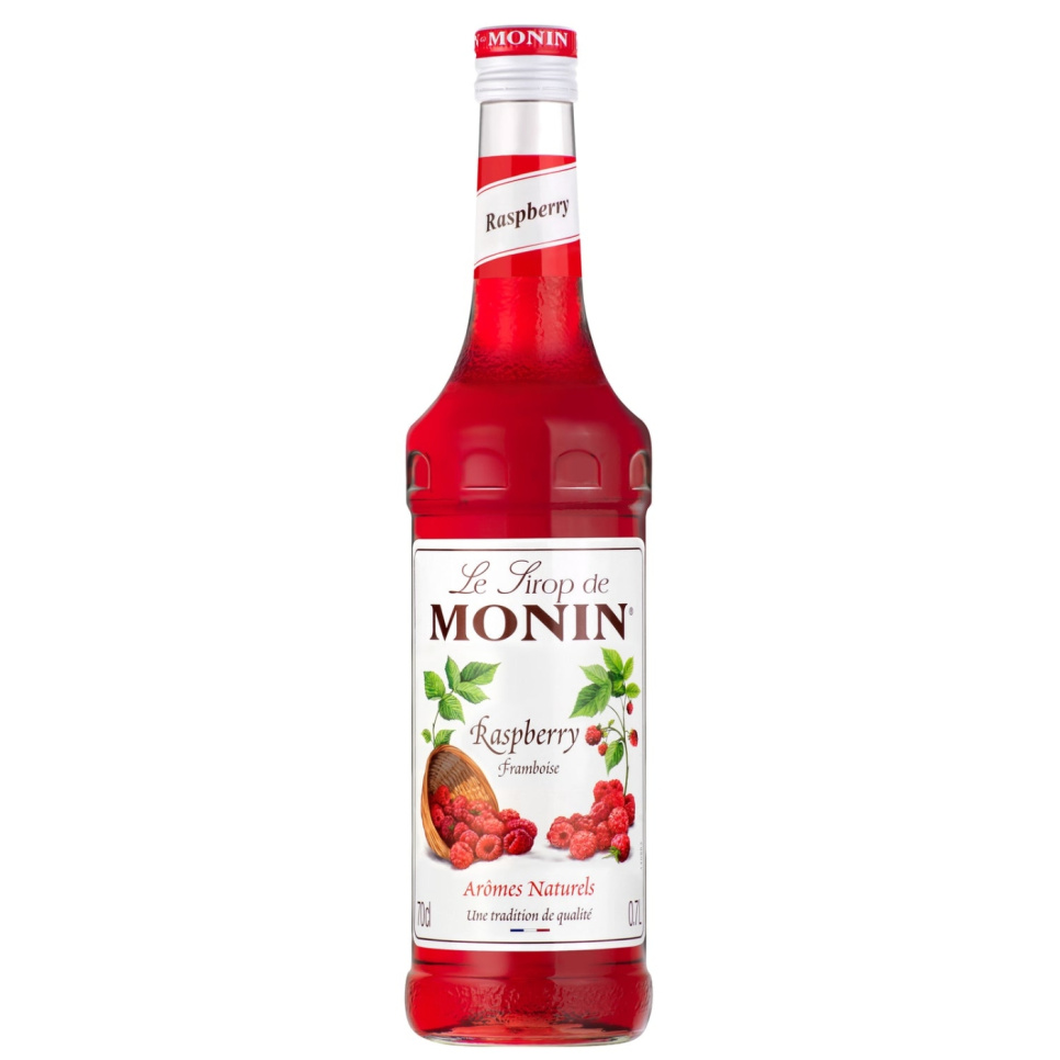 Monin Raspberry Syrup 70 cl ryhmässä Baari & Viini / Baaritarvikkeet / Muut baaritarvikkeet @ KitchenLab (1083-30760)