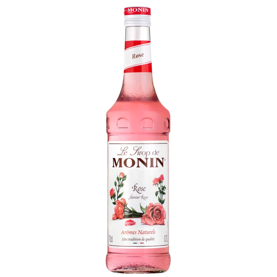 Monin Rose Syrup 70 cl ryhmässä Baari & Viini / Baaritarvikkeet / Muut baaritarvikkeet @ KitchenLab (1083-30762)