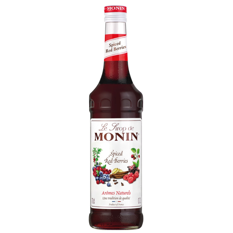 Monin Spiced Red Berries Syrup 70 cl ryhmässä Baari & Viini / Baaritarvikkeet / Muut baaritarvikkeet @ KitchenLab (1083-30765)