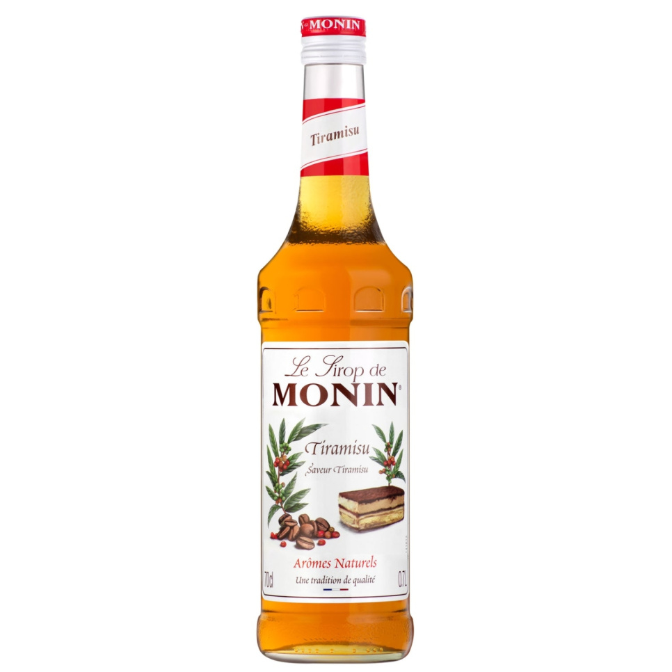 Monin Tiramisu Syrup 70 cl ryhmässä Baari & Viini / Baaritarvikkeet / Muut baaritarvikkeet @ KitchenLab (1083-30770)