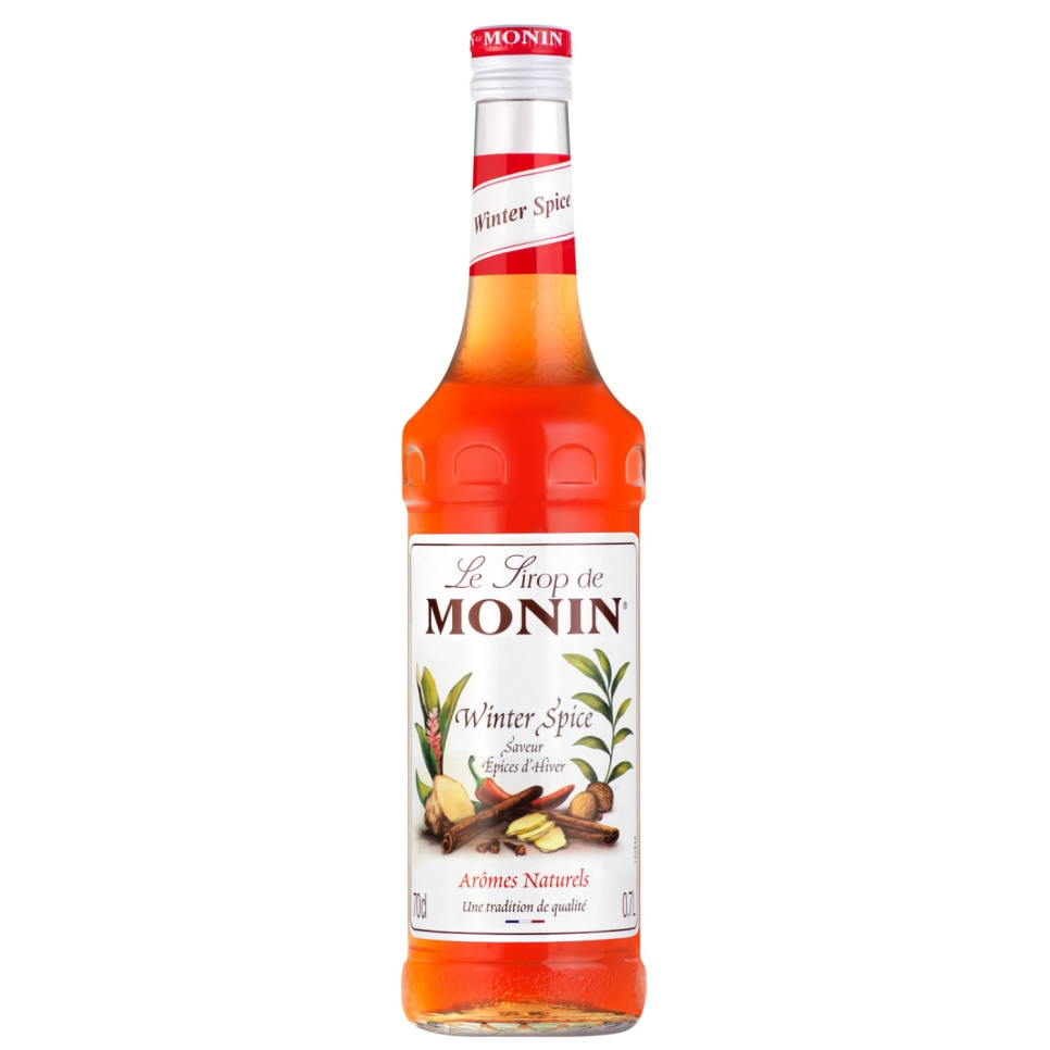 Monin Winter Spice Syrup 70 cl ryhmässä Baari & Viini / Baaritarvikkeet / Muut baaritarvikkeet @ KitchenLab (1083-30779)