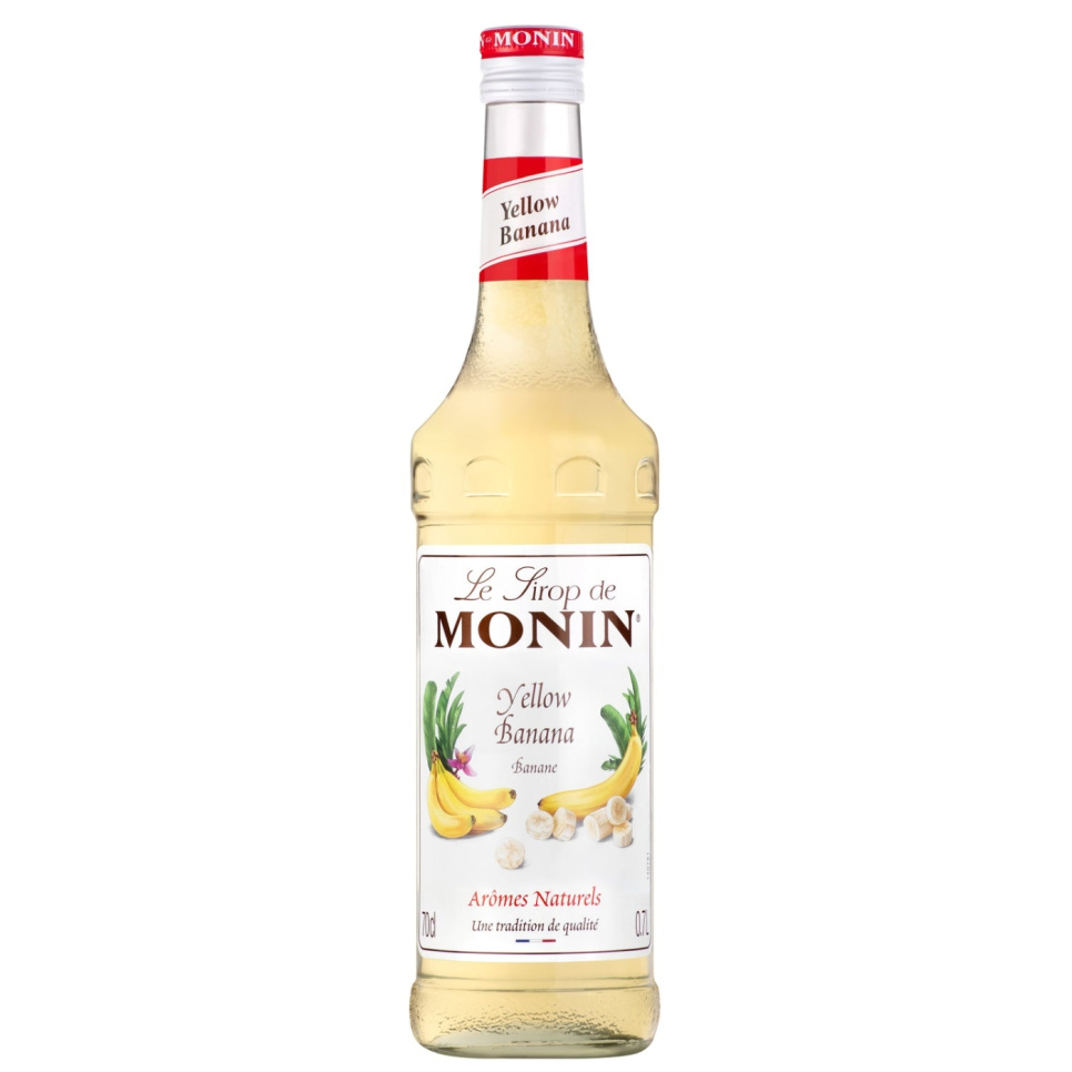 Monin Yellow Banana Syrup 70 cl ryhmässä Baari & Viini / Baaritarvikkeet / Muut baaritarvikkeet @ KitchenLab (1083-30780)