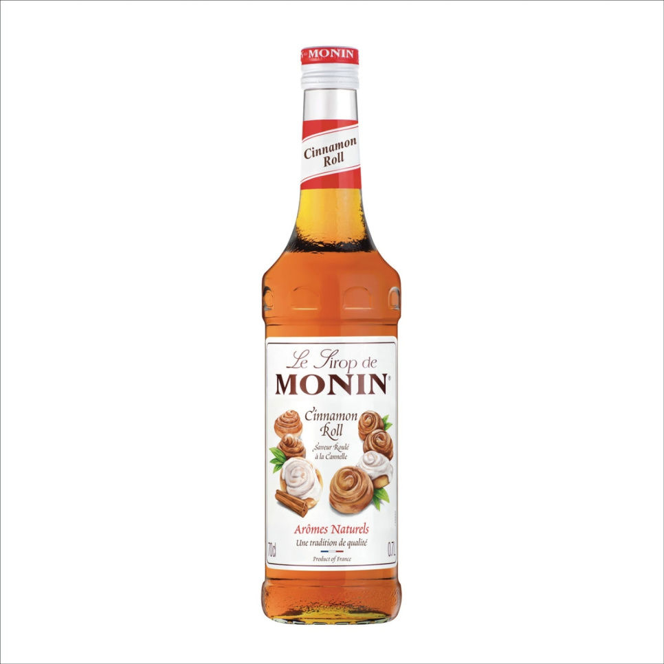 Monin Cinnamon Roll Syrup 70 cl ryhmässä Baari & Viini / Baaritarvikkeet / Muut baaritarvikkeet @ KitchenLab (1083-30781)