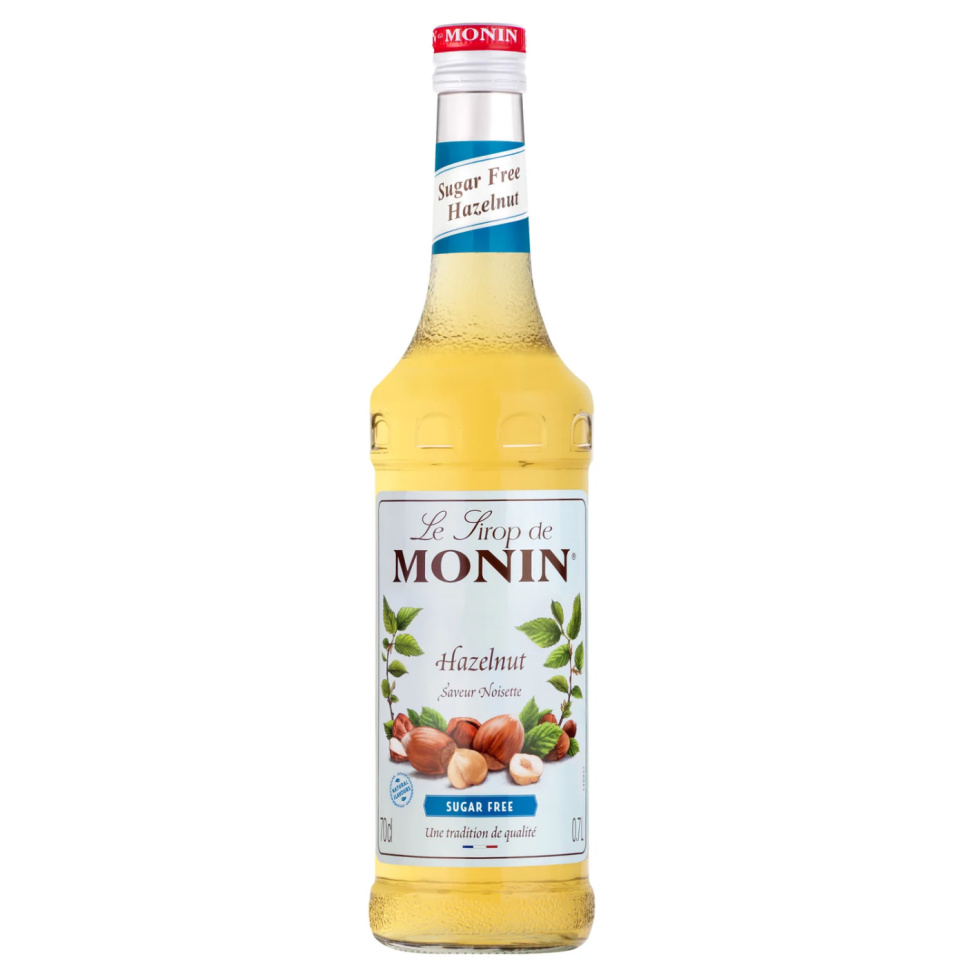 Monin Sugarfree Hazelnut Syrup 70cl ryhmässä Baari & Viini / Baaritarvikkeet / Muut baaritarvikkeet @ KitchenLab (1083-30792)