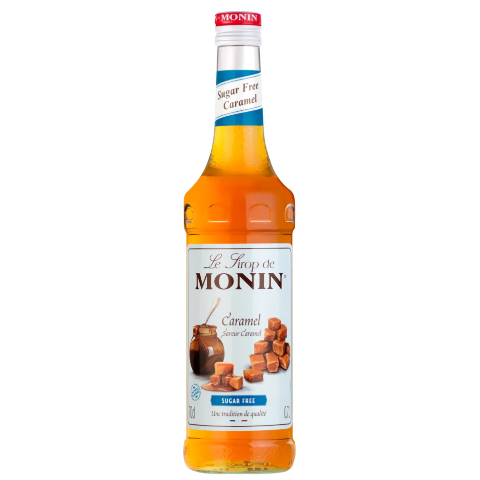 Monin Sugarfree Caramel Syrup 70cl ryhmässä Baari & Viini / Baaritarvikkeet / Muut baaritarvikkeet @ KitchenLab (1083-30793)