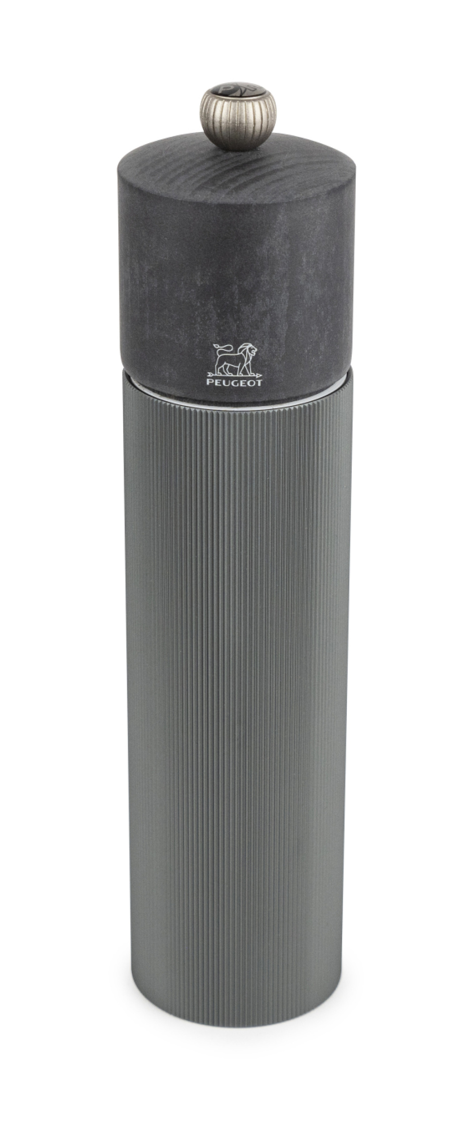 Line Peppermill, 22cm, aluminium - Peugeot ryhmässä Ruoanlaitto / Keittiövälineet / Suola- ja pippurimyllyt @ KitchenLab (1090-29650)