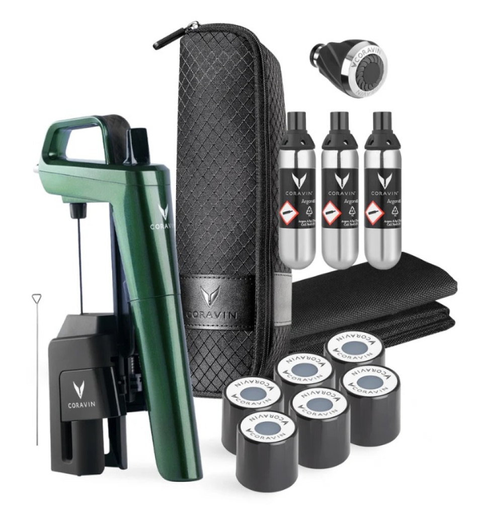 Timeless 6+, Green, Holiday Limited Edition 2024 - Coravin ryhmässä Baari & Viini / Viinitarvikkeet / Coravin @ KitchenLab (2076-29512)