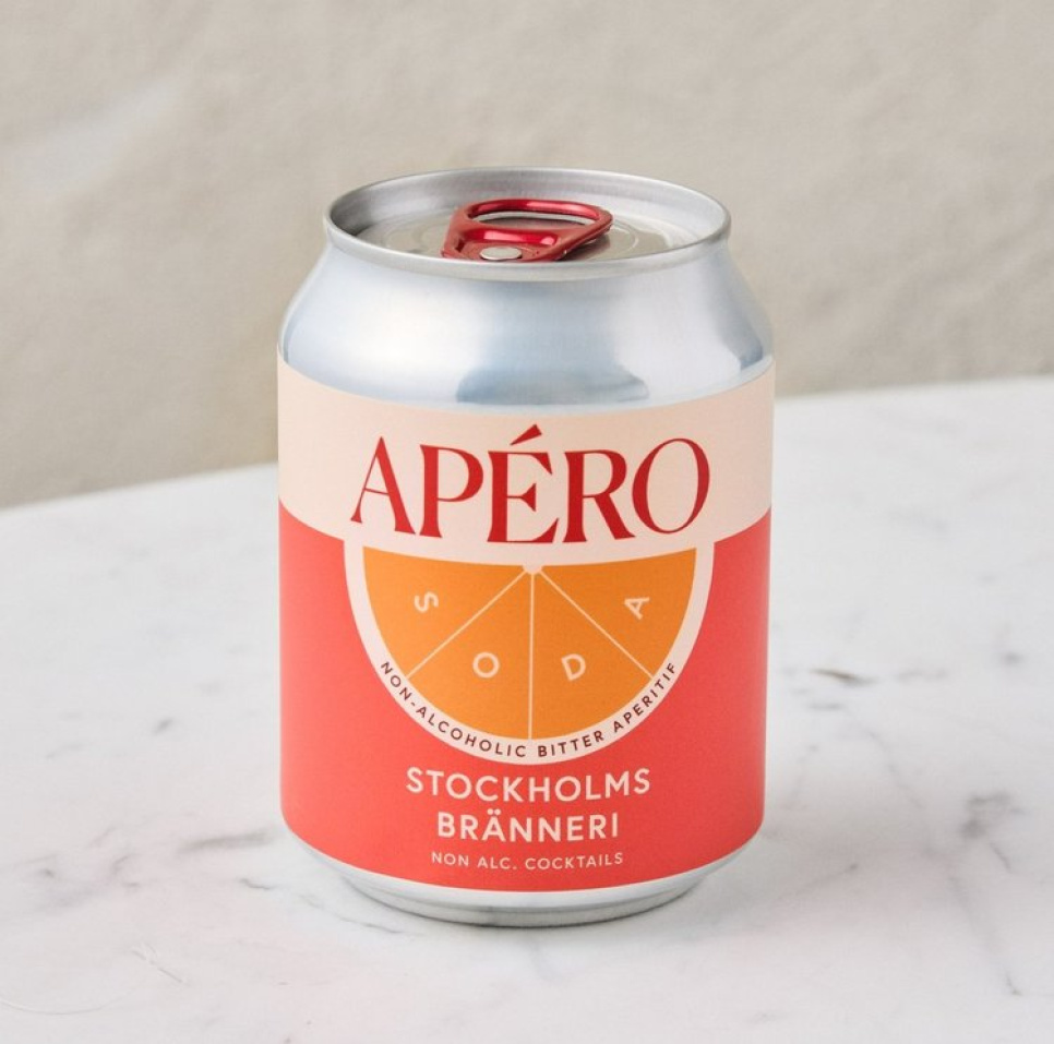 Apéro soda, 250ml, 0,5% - Stockholms Bränneri ryhmässä Baari & Viini / Baaritarvikkeet / Muut baaritarvikkeet @ KitchenLab (2222-30865)